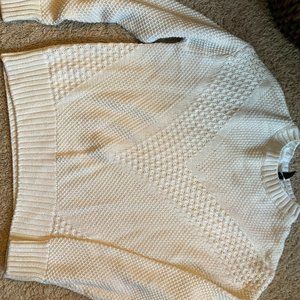 White H&M Divided Sweater